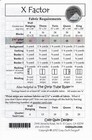 X Factor Quilt Pattern By Cozy Quilt Designs