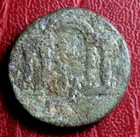 Roman Provincial Caracalla Elagabalus Severus   Temple Ae26 Coin To Identify 
