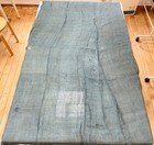 Antique Japanese Large Boro Indigo Hemp Kaya Fabric Hand Woven Textile 215x100cm