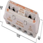 Mt Products 12-count Printed Natural Pulp Egg Cartons     Pack Of 25