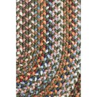 Wool Area Rugs Braided Rug Country Cottage Farmhouse Green Blue Beige Orange