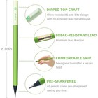  2hb Wood Pencils  40 Pack Pre-sharpened With Eraser Break-resistant   3 2mm