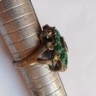 Extremely Rare Ancient Slver Antique Roman Ring Artifact Amazing With Stones