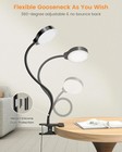 5w Clip On Light  36led Eye Caring Reading Light For Bed  3 Colors   5 Brightnes