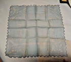 Victorian Wedding Heirloom Set 1888 Lace Handkerchief  Box    Sentiment Letter