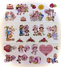 Strawberry Shortcake Stickers Original 1980s Retro Design  Paper Sticker Sheets