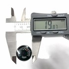 20mm Round Thermometer C   F Indoor Outdoor Oil Filled Button Temperature Gauge