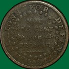 1841 Webster Credit Millions For Defence Ht-16 Hard Times Token F  37943