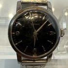 Vintage Rare  Eterna Black Dial 17 Jewels Mcm Mechanical Hand Wind Watch Runs