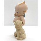 Vtg 1991 Enesco jesco  Rose O neill Porcelain Kewpie Doll With Puppy Dog