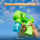 2 Pack Kids Bubble Guns With Refill Solution Summer Outdoor Party Favors Toy Set