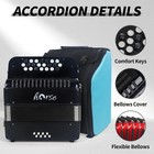 22 Key 8 Bass Accordion  Acordeones Para Adultos  Stable Pitch 22 Keys Button   