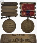 1909-1913 China Marine Corps Good Conduct Medal Numbered Named Earle C  Mcintire