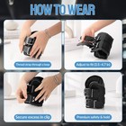 Gravity Inversion Boots Pu Leather Ankle Support Double Lock Buckles For Pull Up