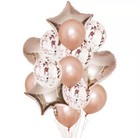 Birthday Wedding Baby Shower Party Star Heart Foil Confetti Latex Balloons Set   