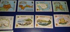  Maps On Stamps Great Britain Postage Stamp Lot