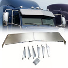 14  X 10  Flat ultra Cab Bowtie Drop Sun Visor For 2007  Peterbilt 365 367