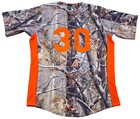 Jackson Generals Game Used   Signed Stephen Kolscheen Camoflague Jersey Size 48