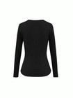 Women s Solid Color Casual Long Sleeve T-shirt