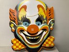 Vintage Clown Advertising Sign     Store Display Circus Carnival Wall Art Decor