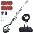 Electric Foldable Drywall Sander 710w Variable Speed W vacuum Bag   Strip Lights