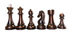 Copper   Bronze Satin Finish Chess Set - 4lbs  Weight  4 25 In  King