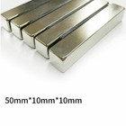 1 3 5 10 50pcs Neodymium Block Magnet Super Strong Rare Earth Magnets 50x10x10mm