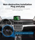 Mph Big Font Gps Digital Speedometer Car Head Up Display Hud Usb Plug And Play