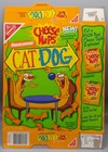 Vintage 1999 Nabisco Catdog Cheese Nips Box Flat Nickelodeon Cartoon Y2k Cat Dog