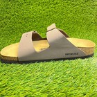 Birkenstock Arizona Birko-flor Mens Size 10 Mocha Brown Beach Outdoor Sandals