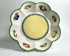 Villeroy   Boch French Garden Fleurence 12-3 8  Scalloped Centerpiece Bowl Rare