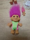 Vintage  90s Troll Doll Lot Of 9  Russ Berrie  Ace Novelty Treasure Troll  Tnt