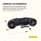 Soundstorm Btb6 Bluetooth 6 5  450w Atv marine Off Road Amplified Tube Speaker