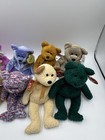Ty Beanie Babies Mixed Lot Of 10 Small Plush Teddy Bears W  Tags Vintage