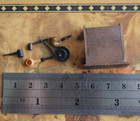 Dolls House Miniature Rustic Victorian Style Pipe Rack  1 12 Ooak By Pigeonoak