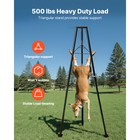 Uimoso Tripod Game Hoist 500 Lbs With Gambrel And Manual Winch Lift