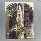 1974 Vintage Easy To Make Macrame Pot Hangers 13 Pattern Booklet Vase Pot Hanger