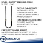 Uflex M66x18 Rotary Replacement Steering Cable 18ft Marine T82fc System