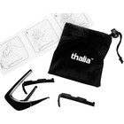 Thalia Exotic Series Black Chrome Guitar Capo Blue Abalone