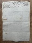 Rare 1840 Lucern Spanish Colonial Era Old Manuscript Masonry Cortijo
