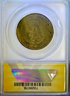 1723 Rosa Americana 2 Pence Anacs F12 Fine Porous Reverse