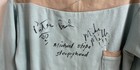 R e m  Day Sleeper Music Video Used Pajamas Autographed   Signed By 3 Rem Mtv