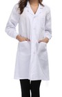 Women s White Long Sleeve Lab Coat - Medical Professional  Stylish   Durable