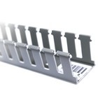 Panduit E1 5x1 5lg6 Panduct 1 5  Light Grey Type E Slotted Wiring Duct  6 Ft 