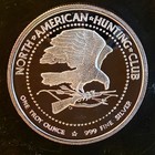 Jordan Buck Deer Bulls North American Hunting Club Legend-0 999 Silver 1 Oz Coin