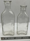 Antique Apothecary Medicine Bottles Small Clear Glass Pharmacy 