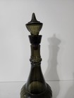 Vintage Jim Beam I Dream Of Jeannie Genie Bottle 1964 Smoke Green Glass Decanter