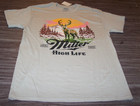 Vintage Style Miller High Life Beer Mountains Deer T-shirt Mens Medium New