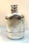 Vintage Sterling Silver 925 Large Flask Bottle  J e  Caldwell 7 5in
