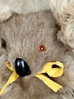 Vintage Real Kangaroo Fur 8  Koala Plush Stuffed Toy Animal Gold Coast Australia